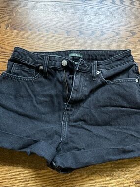 Women’s Black Denim Jeans Shorts